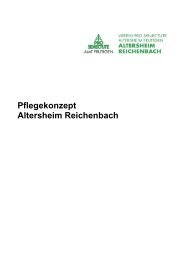 bin ich Mensch, hier darf ich's sein - Altersheim Reichenbach