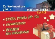 Punkte - BruchsalCard