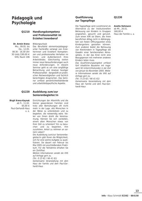 Beruf und Wirtschaft - Stadt Dorsten