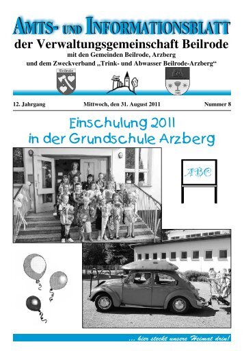 amts- und informationsblatt amts - Gemeindeverwaltung Beilrode