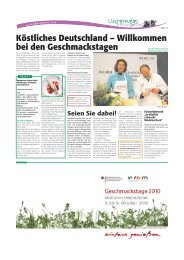 bei den Geschmackstagen - Heidezeitung