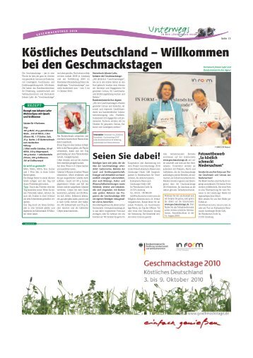 bei den Geschmackstagen - Heidezeitung