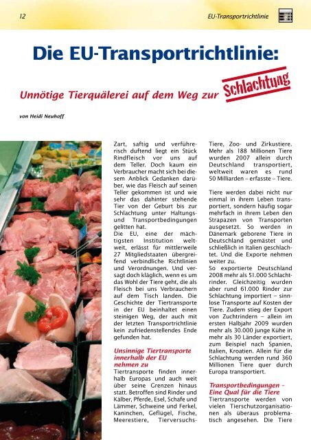 Ihre Mitgliederzeitschrift - Tierheim Hannover