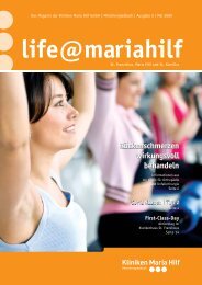 Laden Sie diese Ausgabe hier herunter - Kliniken Maria Hilf GmbH