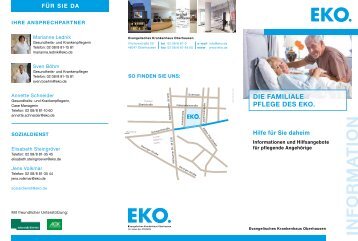 DIE FAmIlIAlE PFlEgE DES EKO. - Evangelisches Krankenhaus ...