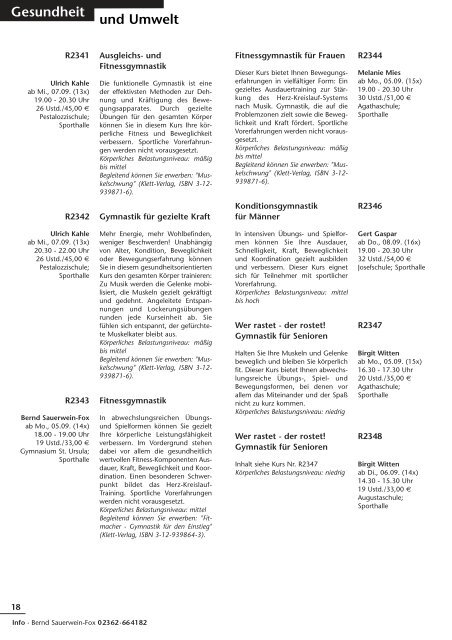 Beruf und Wirtschaft - Stadt Dorsten