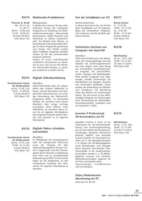 Beruf und Wirtschaft - Stadt Dorsten