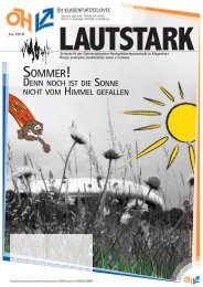 SOMMER! - Lautstark – ÖH-Zeitschrift in Klagenfurt/v Celovcu