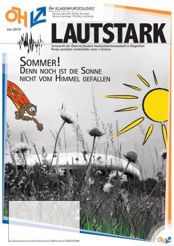 SOMMER! - Lautstark – ÖH-Zeitschrift in Klagenfurt/v Celovcu