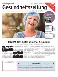 NOVITAS BKK bietet peinliches Schauspiel - Neue Allgemeine ...