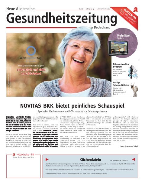 NOVITAS BKK bietet peinliches Schauspiel - Neue Allgemeine