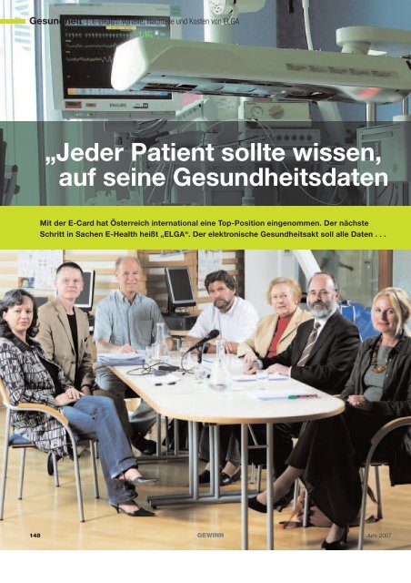 „Jeder Patient sollte wissen, auf seine ... - Initiative-ELGA