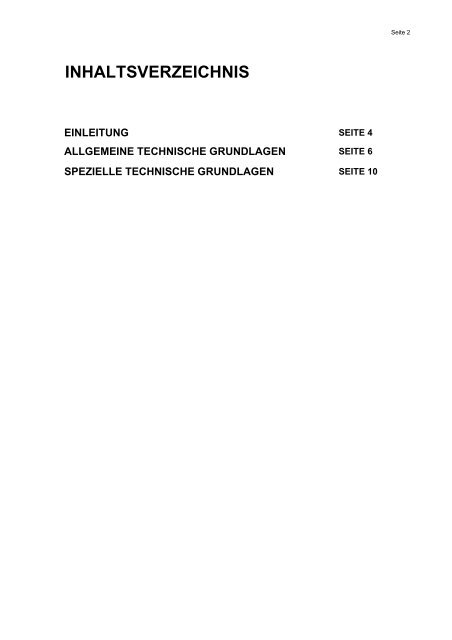 Technische Grundlagen für die Beurteilung von Pflegeheimen