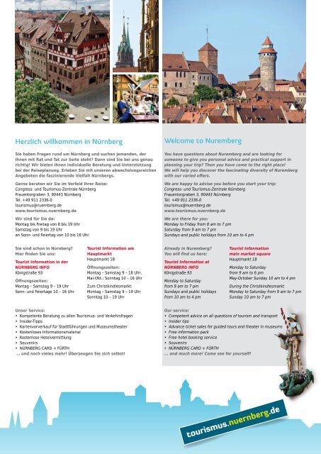 tourismus. nuernberg .de - Congress- und Tourismus-Zentrale ...