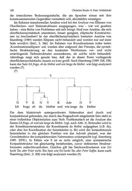 Syntax des gesprochenen Deutsch - mediensprache.net