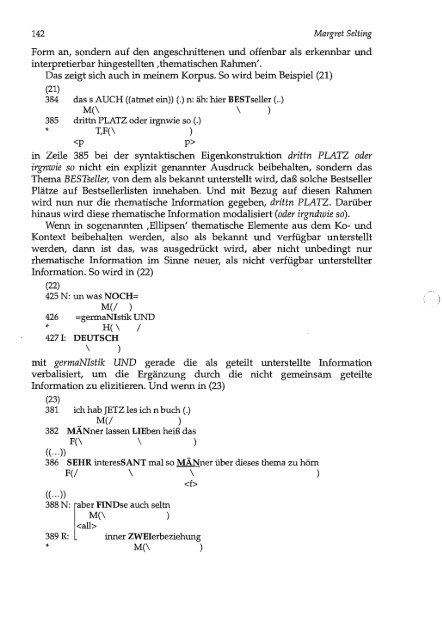 Syntax des gesprochenen Deutsch - mediensprache.net