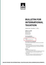 bulletin for international taxation - All Arts Belastingadviseurs