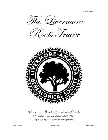 The Roots Tracer - Livermore-Amador Genealogical Society Home ...