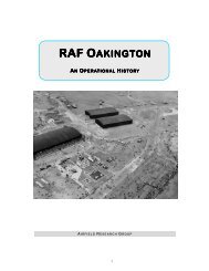 raf oakington an operational history - The Airfield Research Group