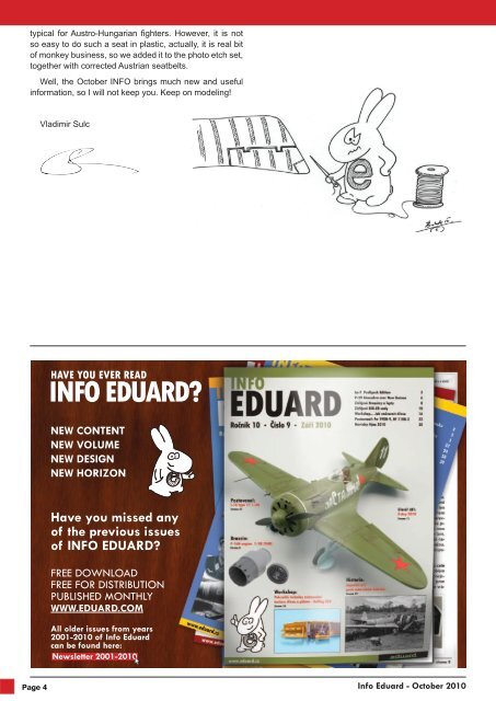 Info Eduard - October 2010