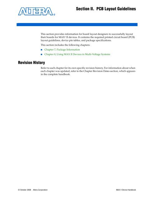 Section II. PCB Layout Guidelines