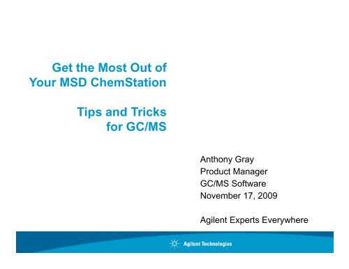 agilent chemstation single quad manual