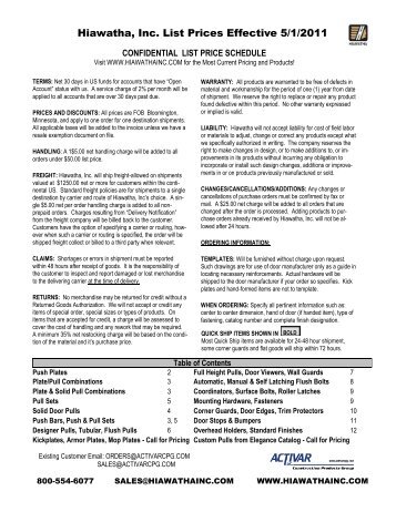 Hiawatha List Prices 5-1-2011.pdf - Activar