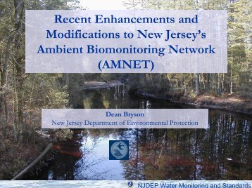 High Gradient Macroinvertebrate Index - State of New Jersey