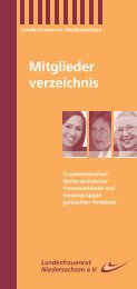 Mitglieder verzeichnis - Landesfrauenrat Niedersachsen e.V.