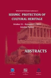 WCCE-ECCE-TCCE Joint Conference 2 SEISMIC PROTECTION