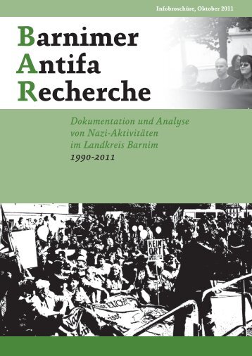 Dokumentation und Analyse von Nazi-Aktivitäten im ... - antifa.cc
