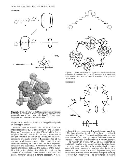 Self-assembled Architectures from Glycoluril - Cluster for Molecular ...