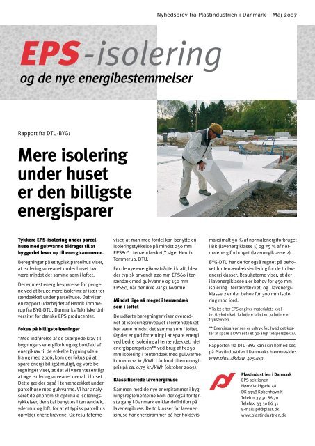 EPS-isolering og de nye energibestemmelser - ThermiSol A/S