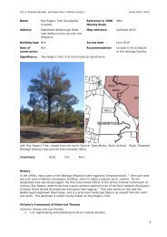 Name Roy Roger's Tree (Eucalyptus tricarpa) - City of Greater Bendigo