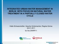 INTEGRATED URBAN WATER MANAGEMENT IN BERLIN WITH ...