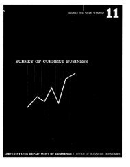 the BUSINESS SITUATION - Bureau of Economic Analysis