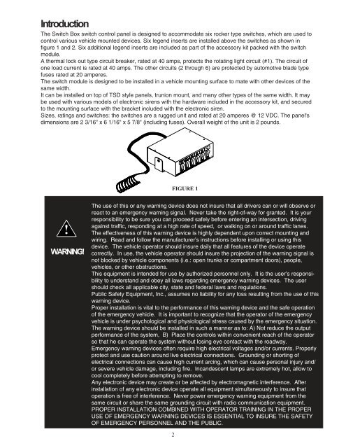 RockerPak™ Model 430 SWITCH CONTROL - Code 3