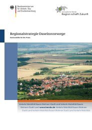 Regionalstrategie Daseinsvorsorge