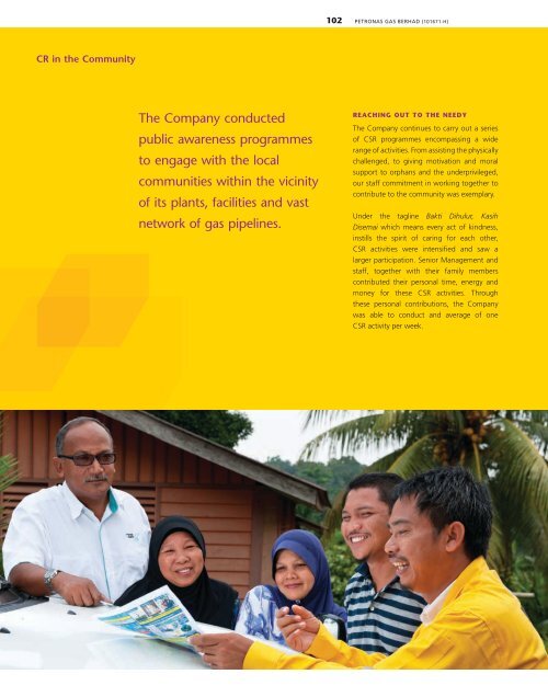 Content2011 - PETRONAS Gas Berhad