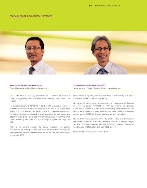 Content2011 - PETRONAS Gas Berhad