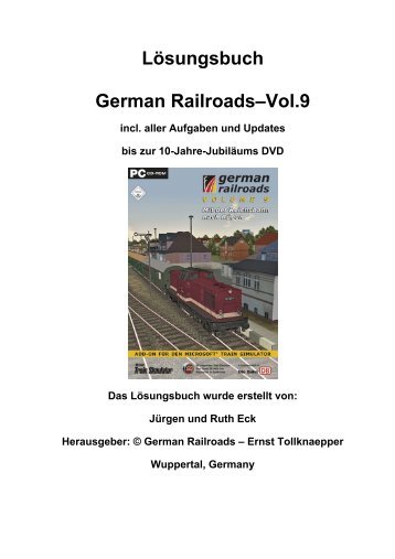 Lösungsbuch German Railroads–Vol.9