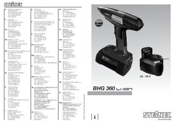 LS - 36 V - Steinel