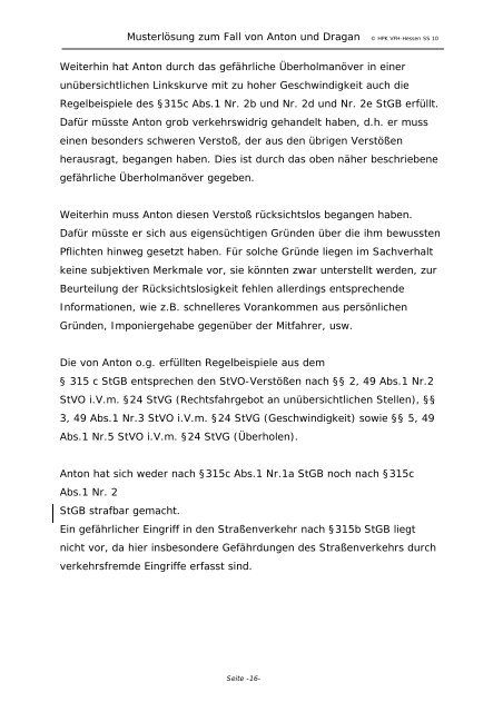 Musterlösung zum Fall von Anton und Dragan © HPK ... - hp krings
