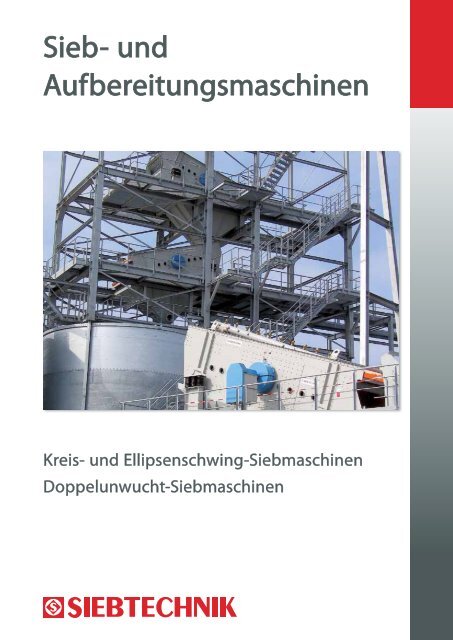 Lieferprogramm Siebmaschinen - Siebtechnik GmbH