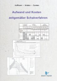 Aufwand und Kosten zeitgemäßer Schalverfahren - Zeittechnik