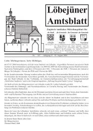 Löbejüner Amtsblatt August 2004