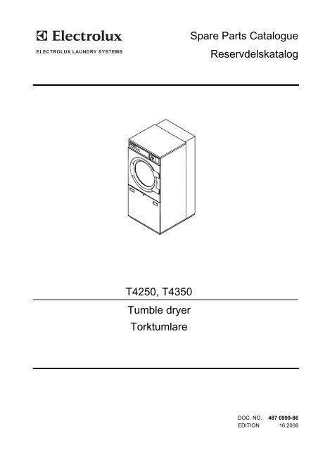 Spare Parts Catalogue Reservdelskatalog T4250, T4350 Tumble ...