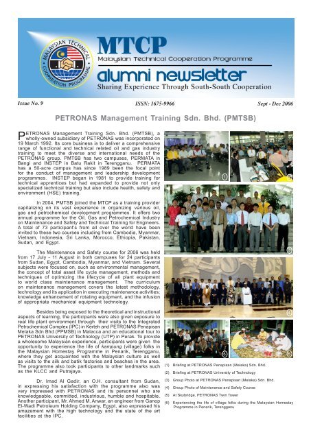 PETRONAS Management Training Sdn. Bhd. (PMTSB) - EPU