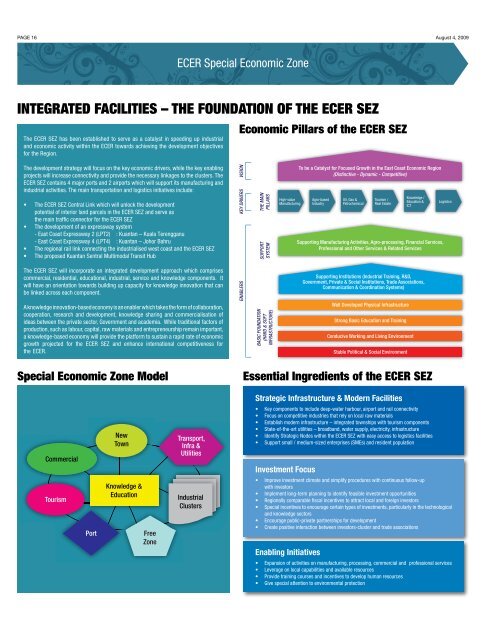 TRANSFORMING THE EAST COAST ECER - Driving Development ...