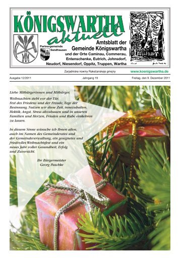 Amtsblatt der Gemeinde Königswartha